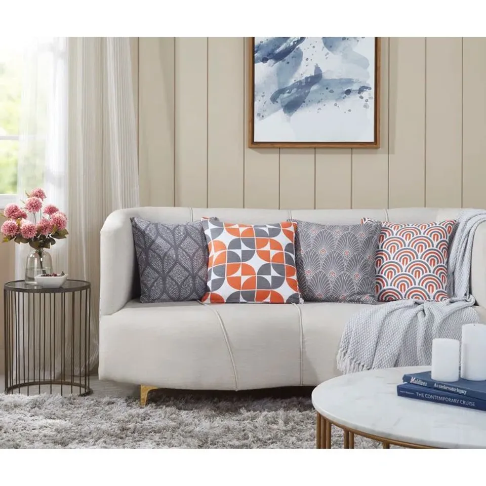 BAGGED NIELL SQUARE SCATTER CUSHION COVER