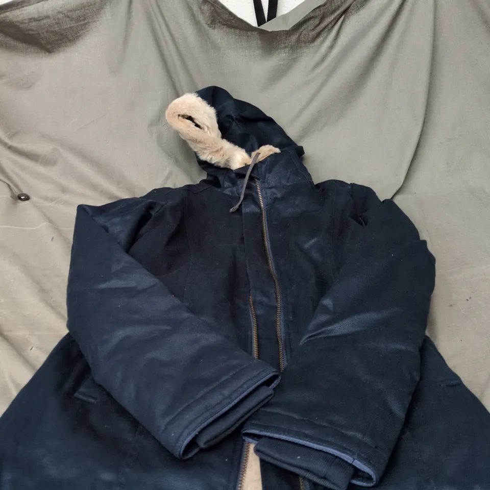 FRESH HEMP ORIGINALS AMSTERDAM 1993 FUR-LINED PARKA JACKET – SIZE S