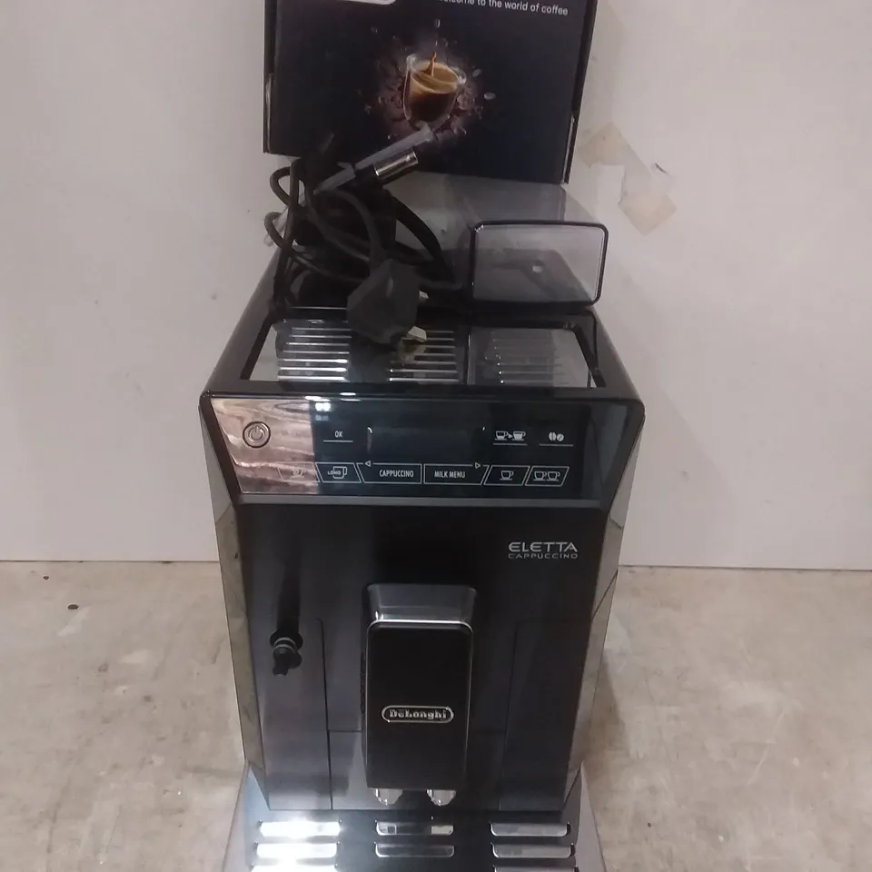 BOXED DELONGHI ELETTA BEAN TO CUP CAPPUCCINO MAKER RRP £899.99