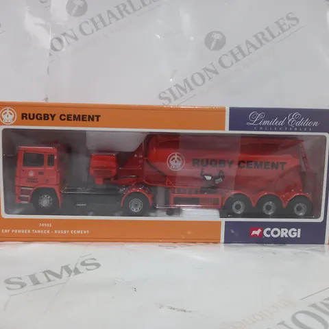 CORGI ERF POWER TANKER RUGBY CEMENT LIMITED EDITION