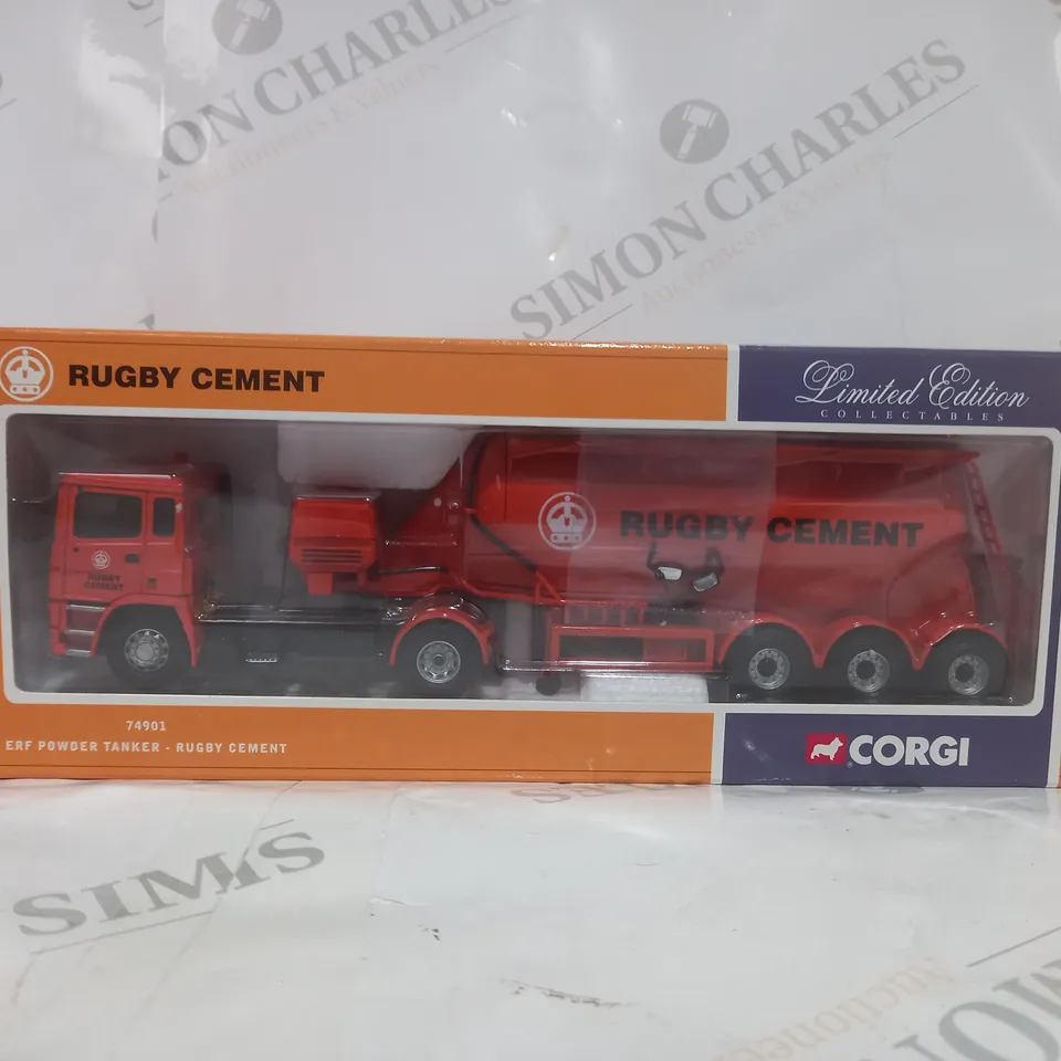 CORGI ERF POWER TANKER RUGBY CEMENT LIMITED EDITION