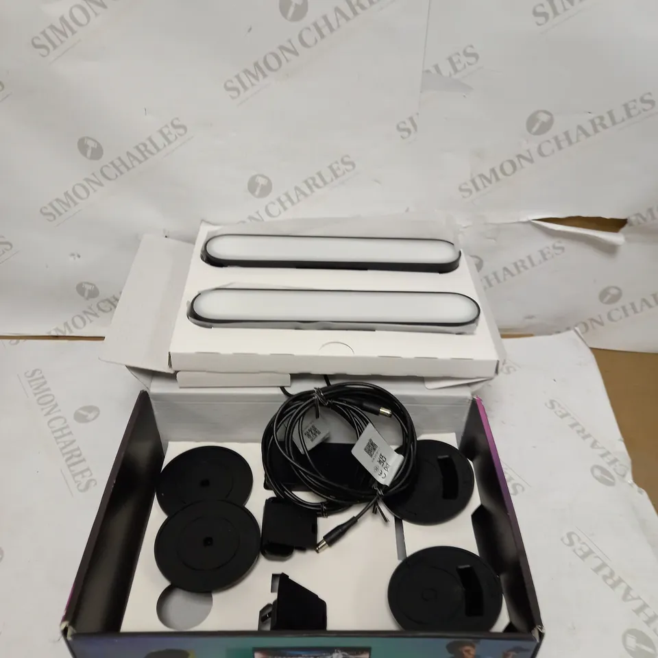 PHILIPS HUE PLAY WHITE AND COLOUR AMBIANCE SMART LIGHT BAR DOUBLE PACK BASE UNIT