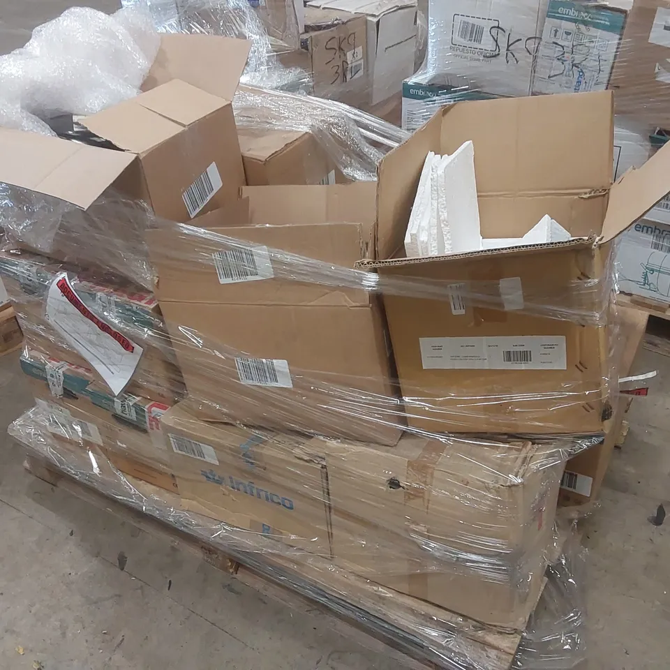 PALLET CONTAINING A VERY LARGE QUANTITY OF EMBRACO COMPRESSORS ECT
