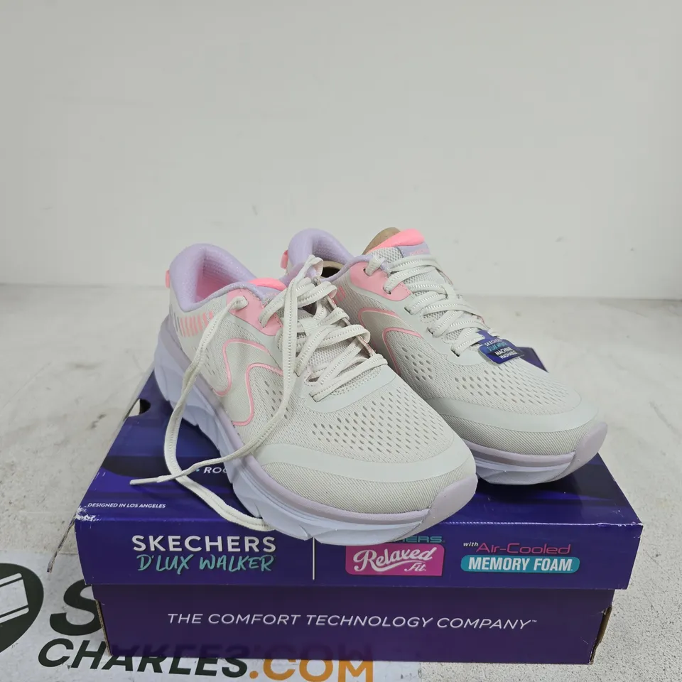 SKECHERS D'LUXE WALKER TRAINER UK 6 BOXED