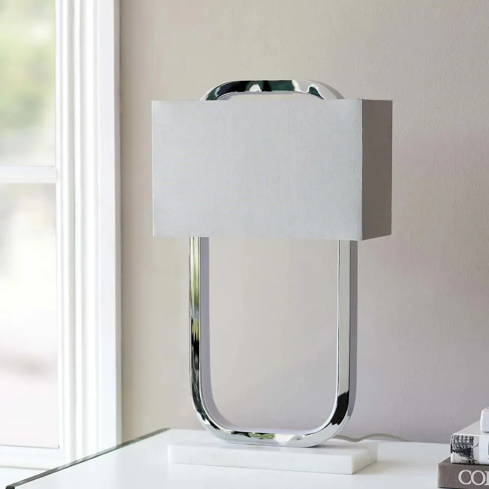BOXED DANETTI SANZA CHROME TABLE LAMP