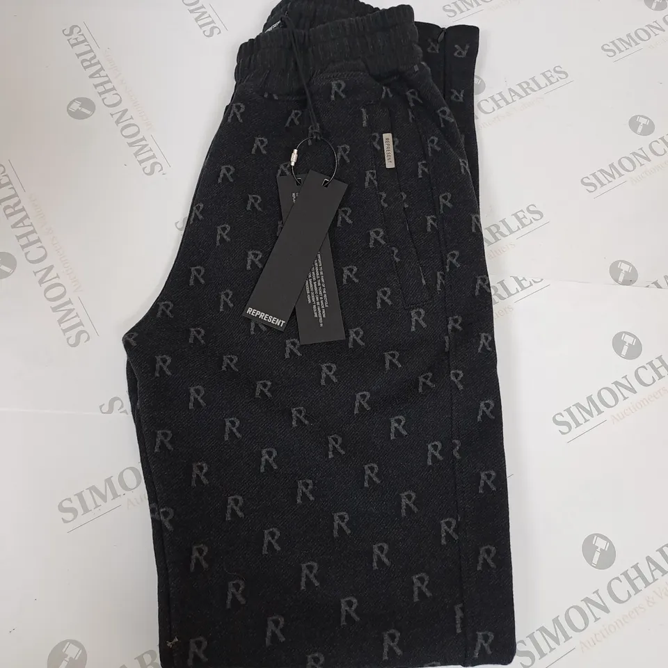 REPRESENT INTARSIA INITIAL SWEATPANTS SIZE XS