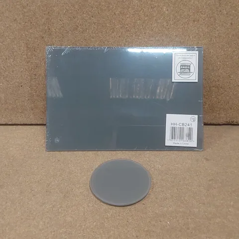 HARBOUR HOUSEWARES - GLASS PLACEMATS & COASTERS SET - SET OF 6