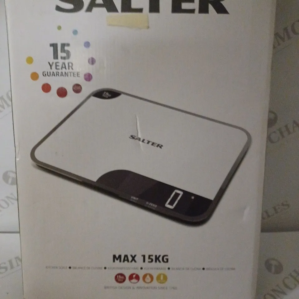 SALTER MAX 15KG KITCHEN SCALE 1079