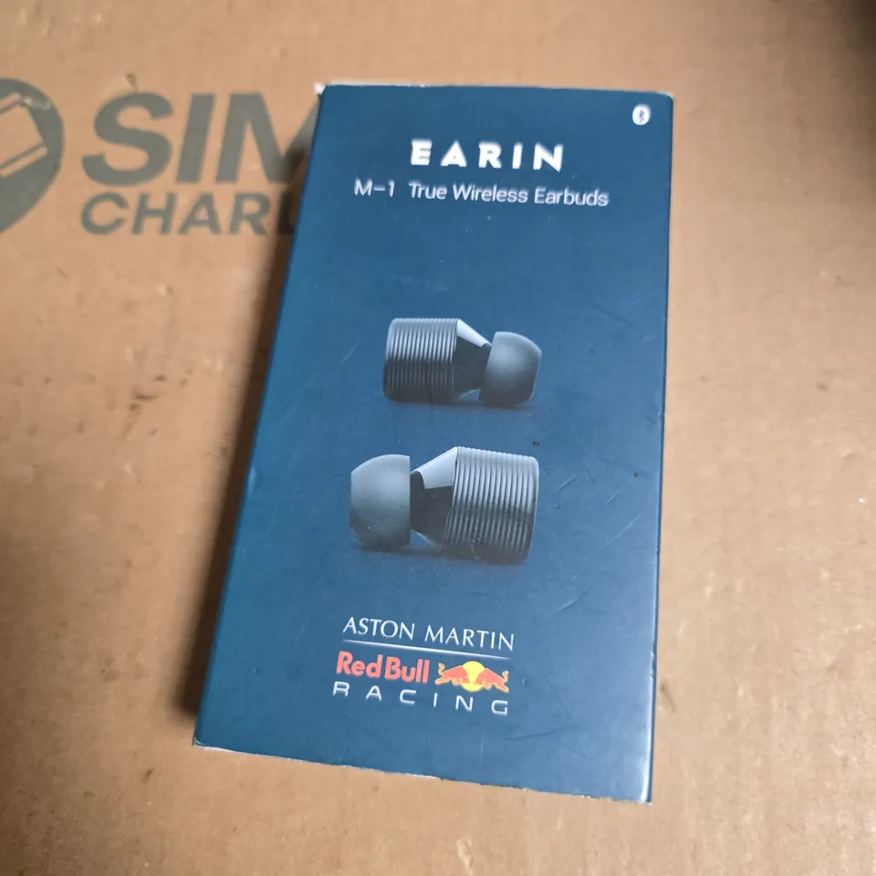 EARIN M-1 TRUE WIRELESS EARBUDS – ASTON MARTIN RED BULL RACING (BOXED)