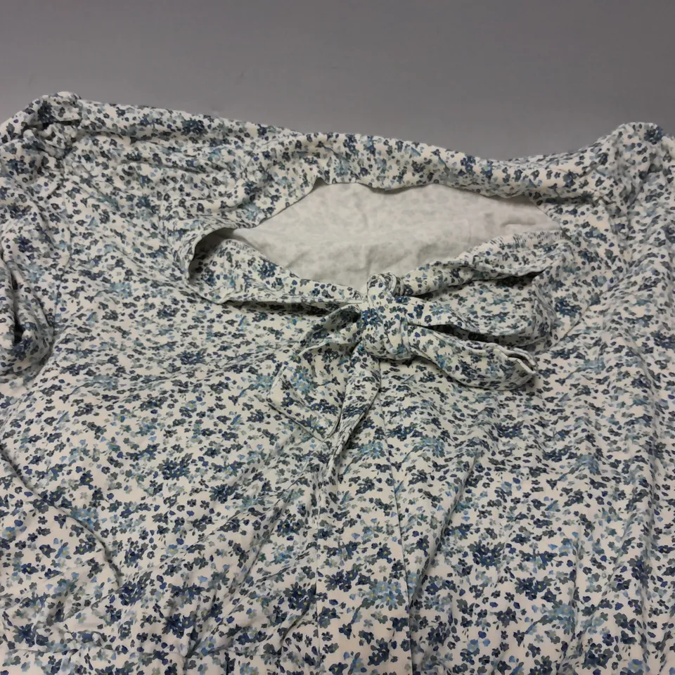 CRYSTAL KOBE BOW DETAIL JUMPSUIT SIZE L 