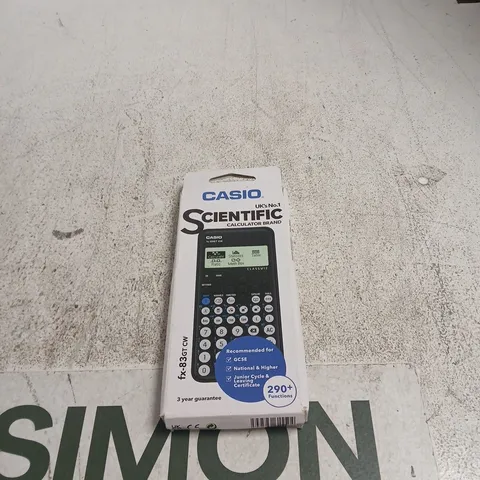 CASIO SCIENTIFIC CALCULATOR FX-83GT CW