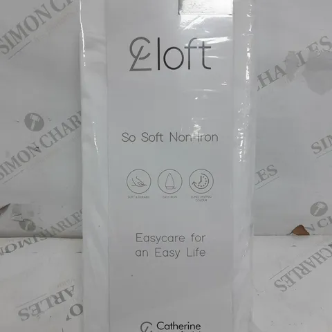 CATHERINE LANSFIELD LOFT KING SIZE FITTED SHEET IN WHITE
