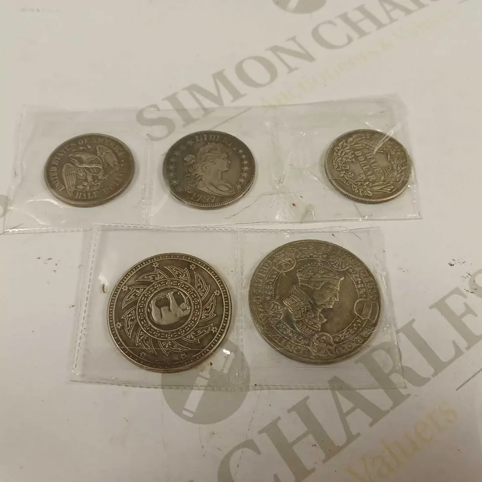 LOT TO CONTAIN APPROX 26 X MIXED ASSORTMENT OF COINS & A MEDAL. COINS VARY BY DESIGN AND COUNTRY