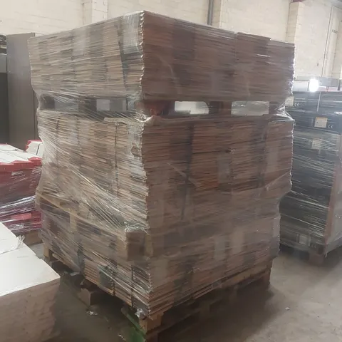 PALLET CONTAINING APPROXIMATELY 61x PACKS OF BRAND NEW WOOD PECKER ENG WOOD PLANKS AND SQ'S
