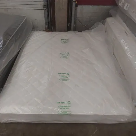 QUALITY BAGGED 5' SINGLE MATTRESS