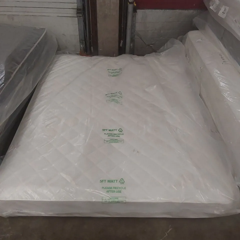 QUALITY BAGGED 5' SINGLE MATTRESS