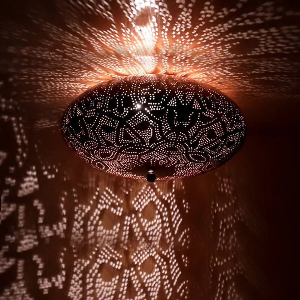 CHANDNI 2 LIGHT FLUSH MOUNT FIXTURE 