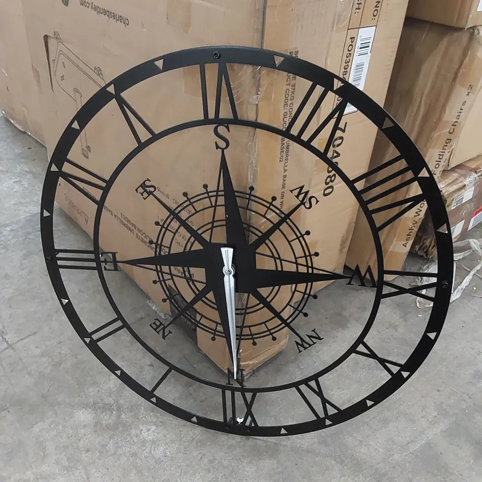 BOXED DESIGNER METAL WALL CLOCK 