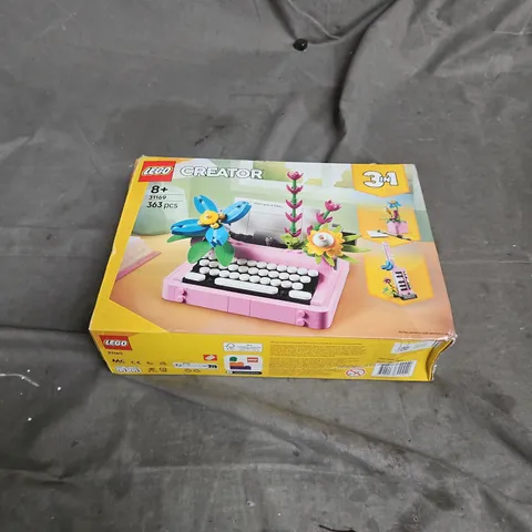 BOXED LEGO CREATOR 3IN1 TYPEWRITER SET 31169
