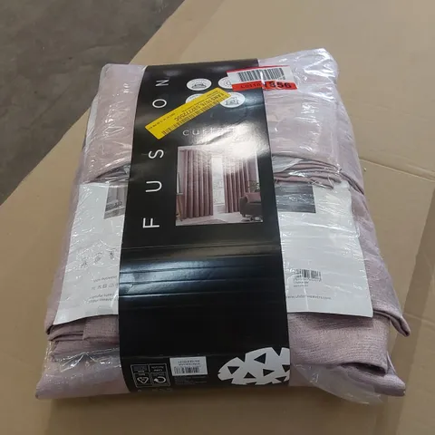 BAGGED POLYESTER ROOM DARKENING CURTAIN PAIR - 228 x 274cm