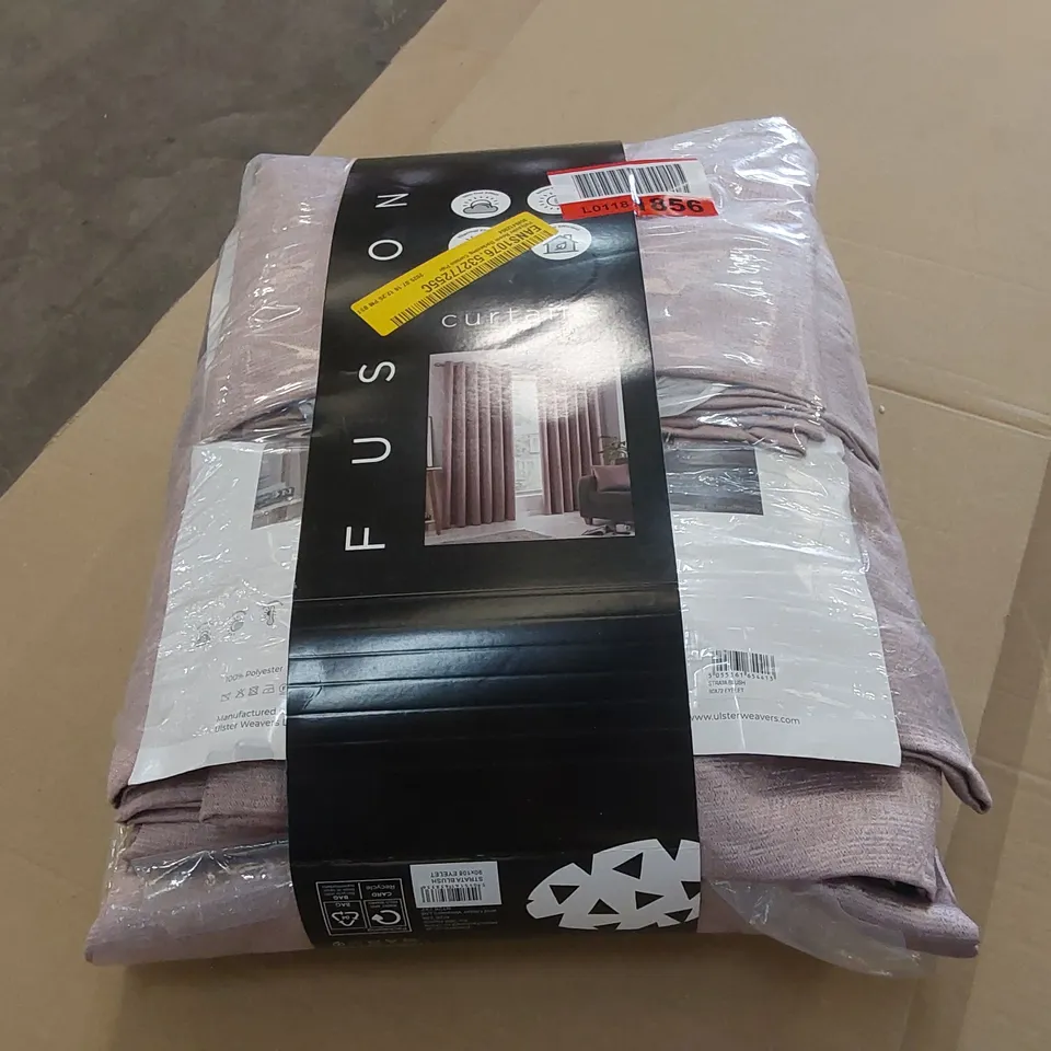 BAGGED POLYESTER ROOM DARKENING CURTAIN PAIR - 228 x 274cm
