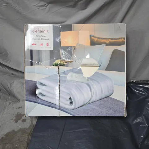 FINE ELEMENTS KING SIZE HEATED BLANKET
