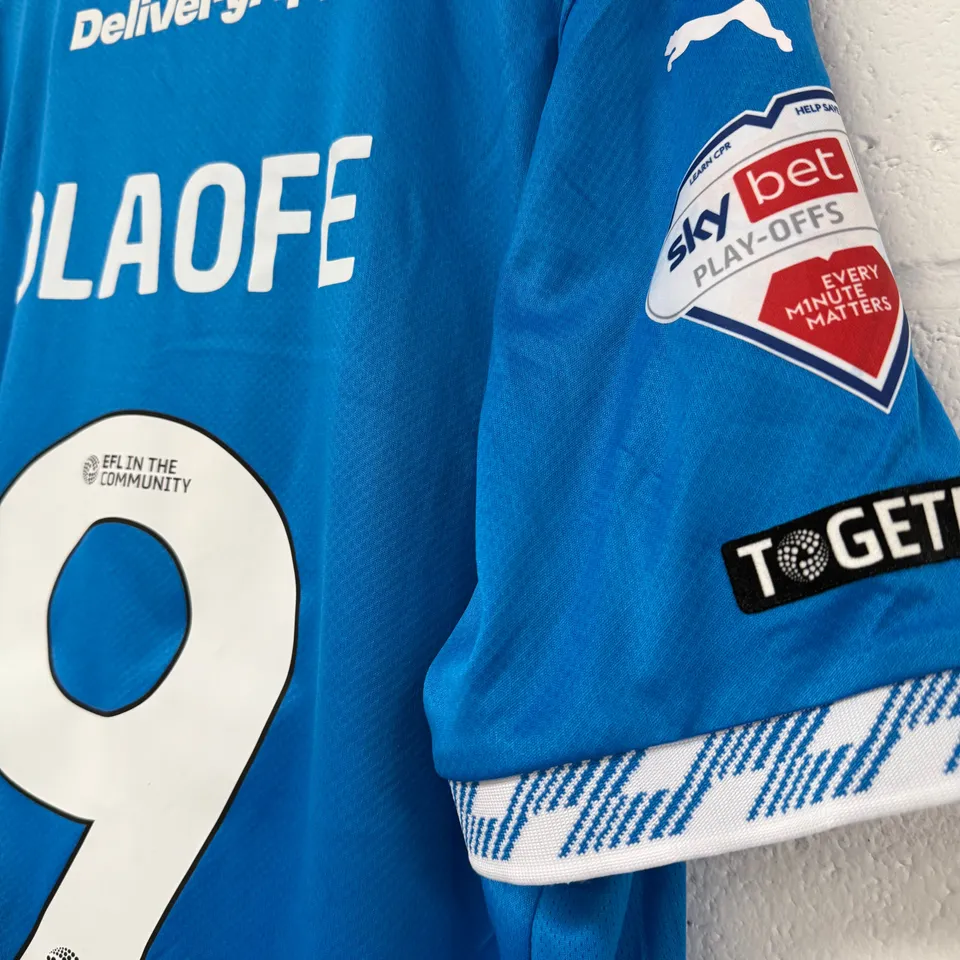 #9 - Tanto Olaofe - Play-Off Football Shirt 24/25 - Size L
