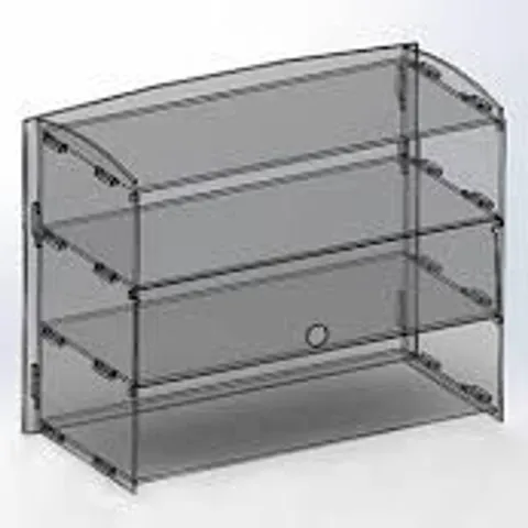 BOXED DISPLAY4TOP ACRYLIC DISPLAY PASTRY CABINET CAKES DONUTS CUPCAKES PASTRIES (3 TIER)
