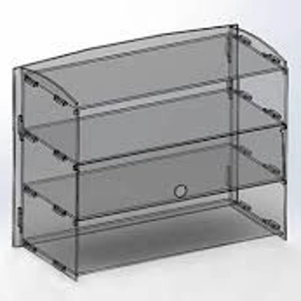 BOXED DISPLAY4TOP ACRYLIC DISPLAY PASTRY CABINET CAKES DONUTS CUPCAKES PASTRIES (3 TIER)