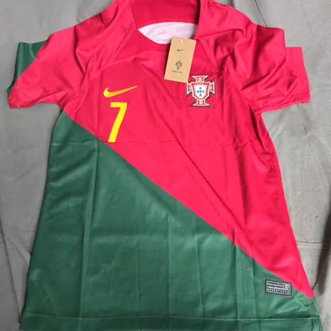 NIKE PORTUGAL HOME JERSEY (#7-RONALDO) - SMALL