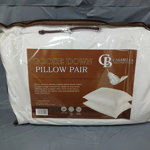 CASABLANCA GOOSE DOWN PILLOW PAIR