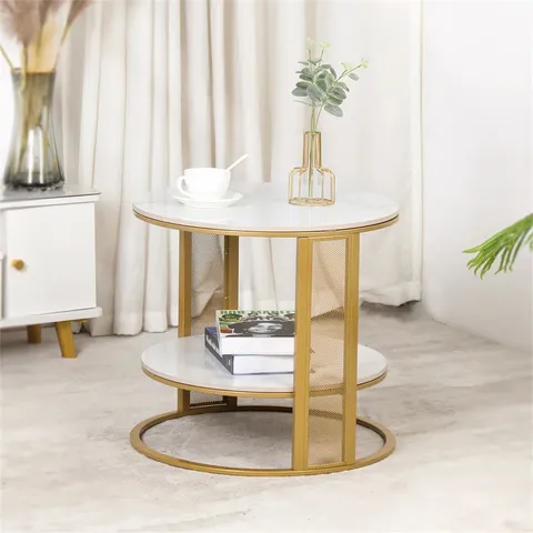 BOXED CLICKETT 2 TIERS SIDE TABLE (1 BOX)