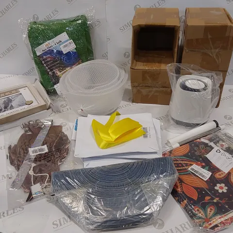 14 BRAND NEW ITEMS TO INCLUDE: SUN SHADE CLOTH, SISTERS PHOTO FRAME, 5 X YELLOW RIBBON, COASTERS