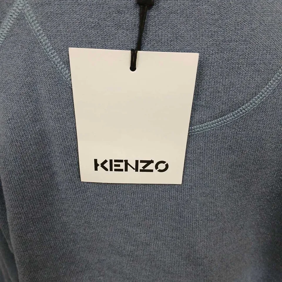 KENZO GARMENT-DYED SWEATSHIRT – GREY – SIZE S