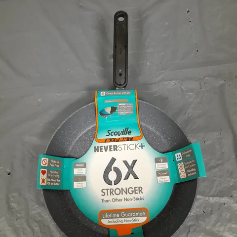SCOVILLE EXPERT NEVERSTICK+ GREY 28CM FRYING PAN 