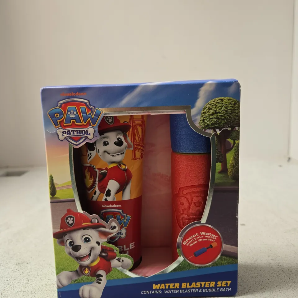 PAW PATROL WATER BLASTER SET – WATER BLASTER & BUBBLE BATH (NICKELODEON)