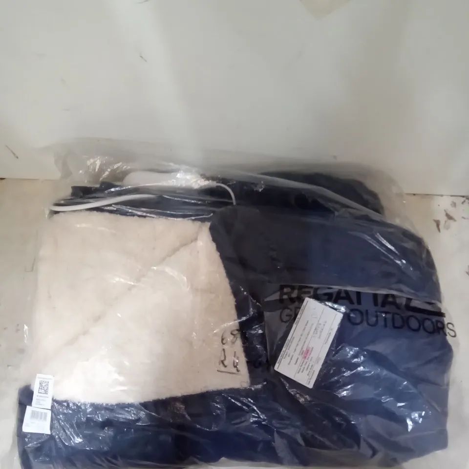 SUPER POLAR FLEECE 160CM X 120CM HEATED BLANKET( NAVY BLUE )