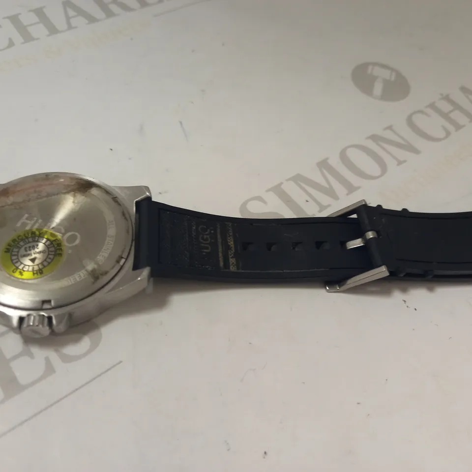 HUGO BOSS TWIST BLACK MULTI DIAL BLACK SILICONE WATCH RRP £142