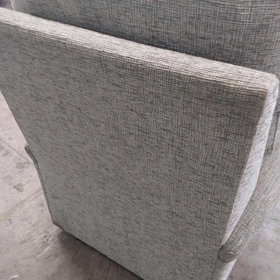 QUALITY BRITISH DESIGNER G PLAN EASY CHAIR GREY FABRIC 