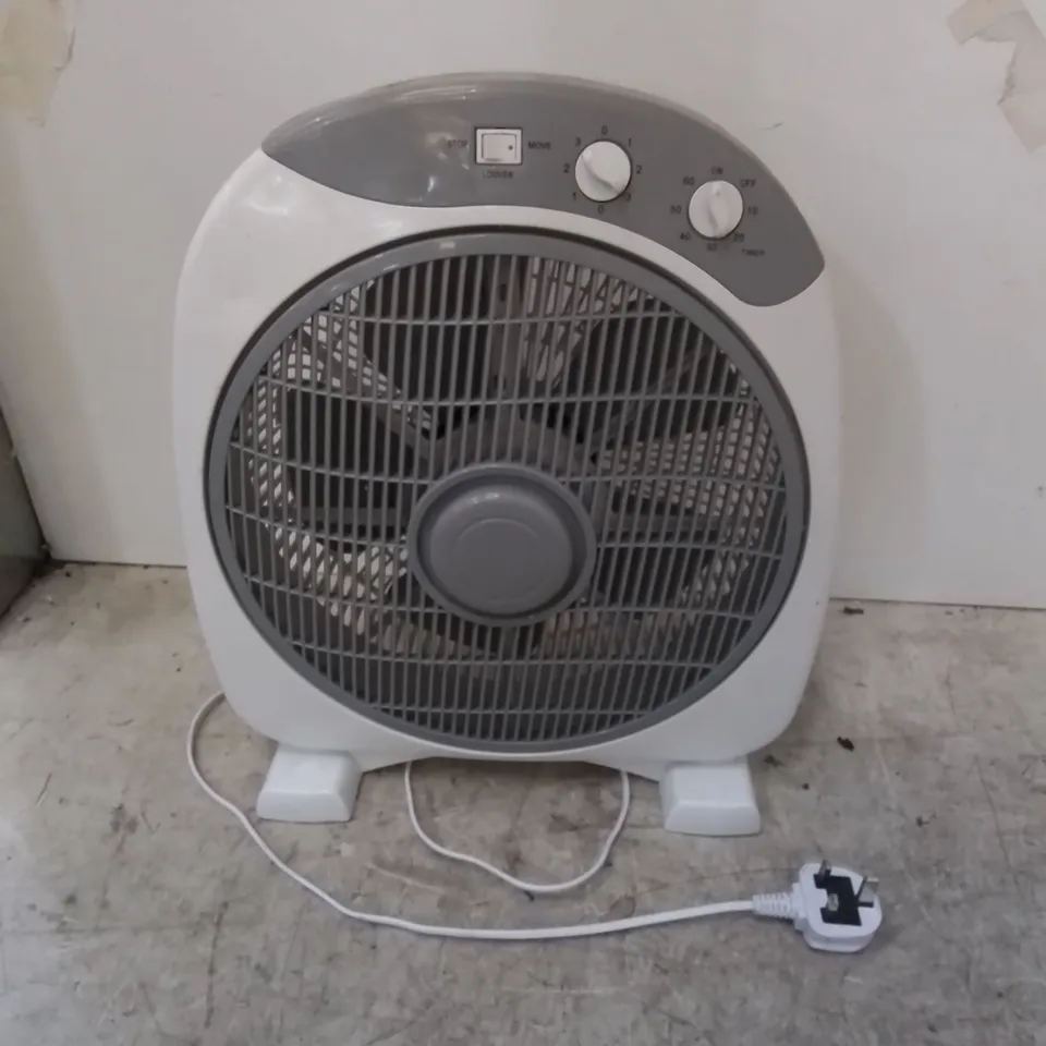STYLEC 30CM BOX FAN WITH TIMER 
