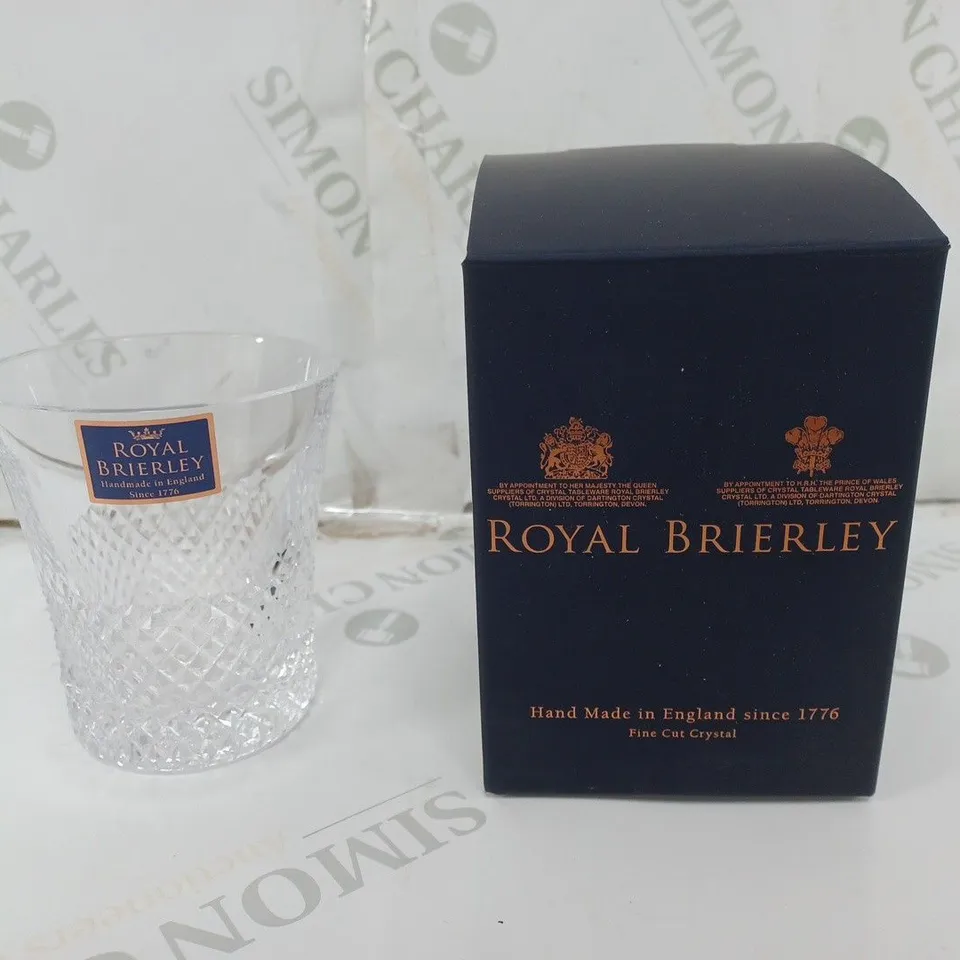 ROYAL BRIERLEY HAND MADE FINE CUT CRYSTAL GLASS 