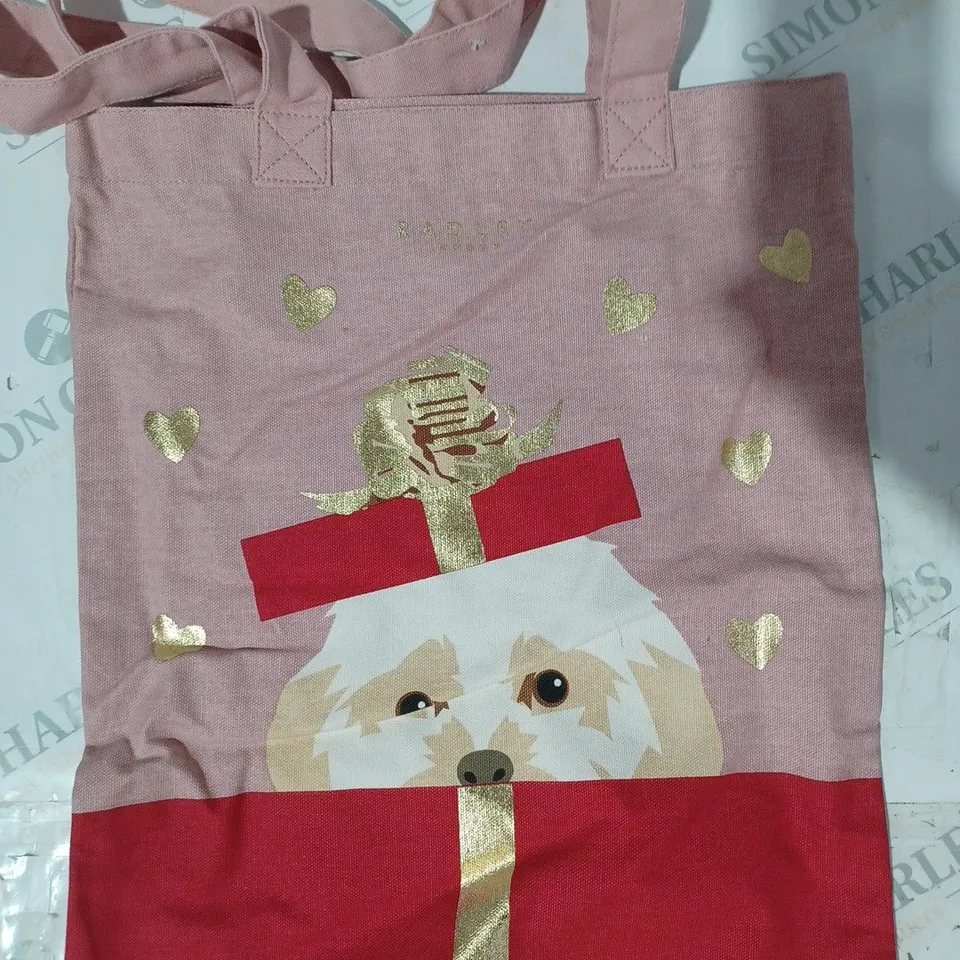 RADLEY LONDON CHRISTMAS FRIENDS CANVAS TOTE BAG