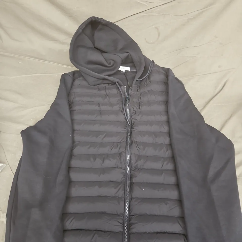 ARNE NAVY PADDED HOODED JACKET – XL