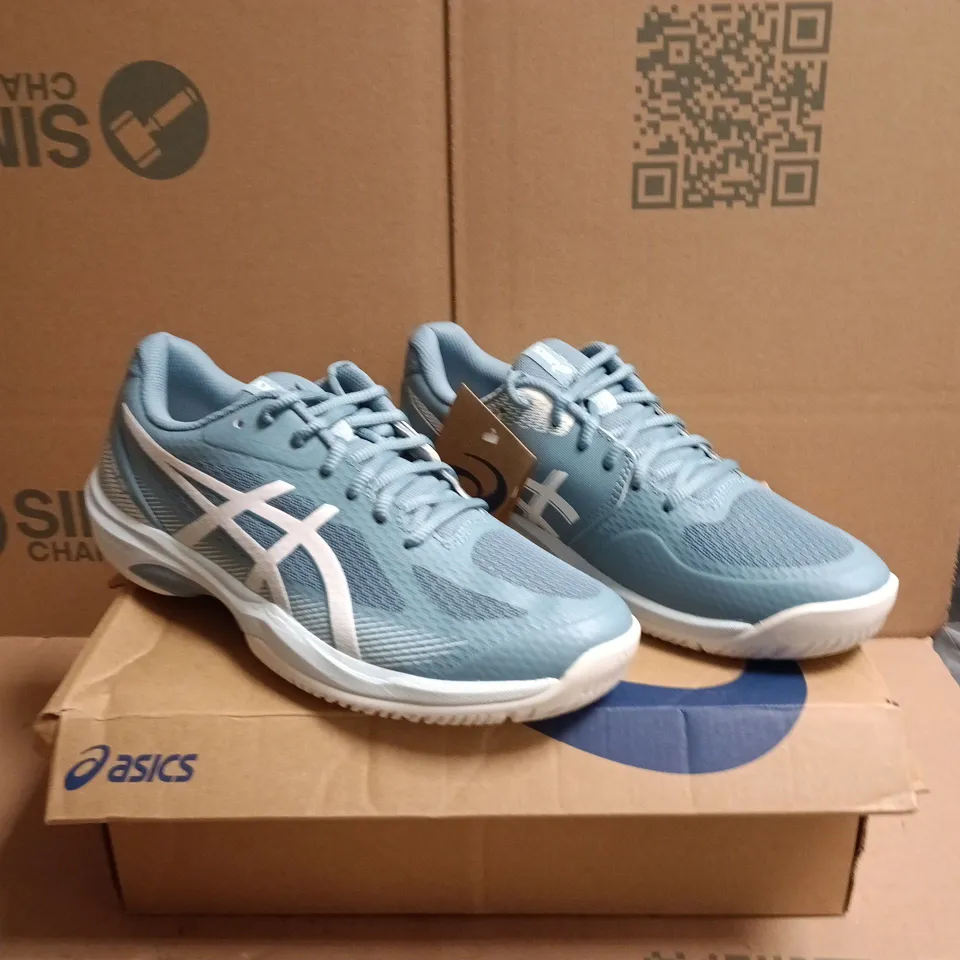 ASICS MEN'S RUNNING SHOES – BLUE/GREY UK 8 (US 9, EU 42.5) – BOXED