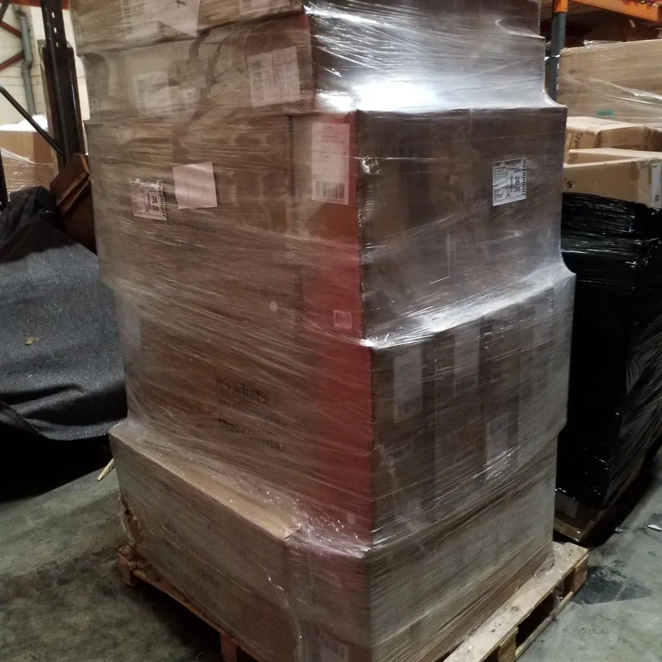 PALLET CONTAINING APPROXIMATELY 22 BOXES OF BRAND NEW TYPO COLLAPSIBLE POP UP DESKS