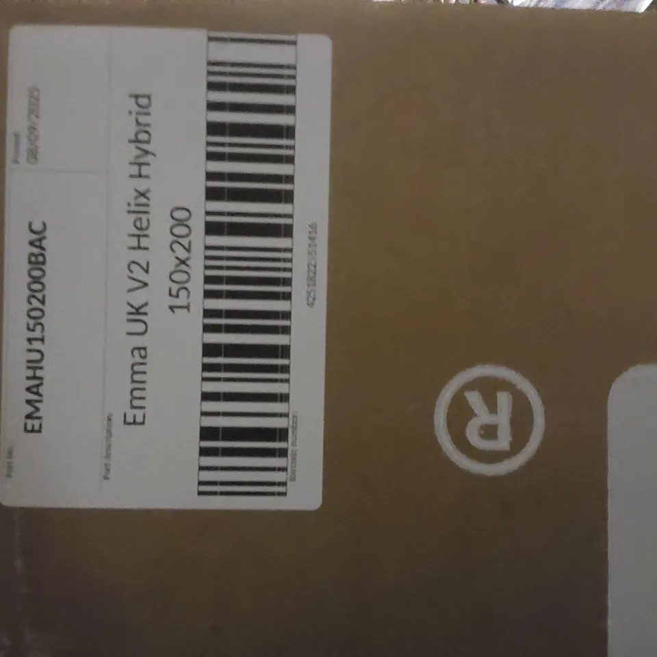 BRAND NEW BOXED EMMA UK V2 HELIX HYBRID 150 x 200 KING SIZE MATTRESS