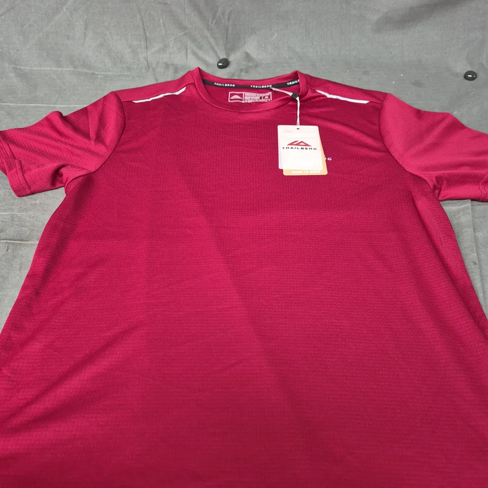 TRAILBERG FOCUS TEE – SIENNA FLAME, XL