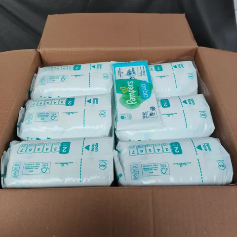 PAMPERS SIZE 2 NAPPIES – 4–8 KG (9–18 LBS) – BOXED