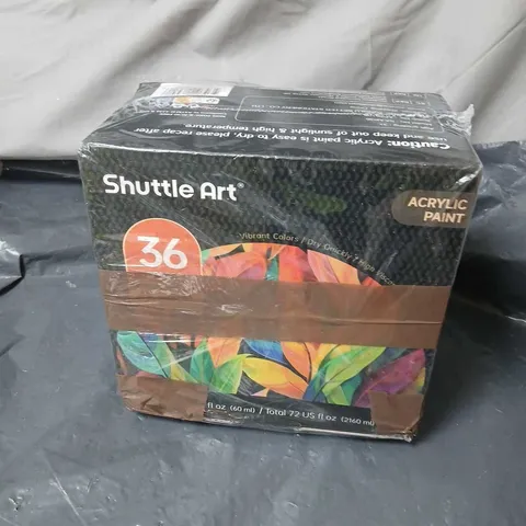 SHUTTLE ART ACRYLIC PAINT SET – 36 COLOURS