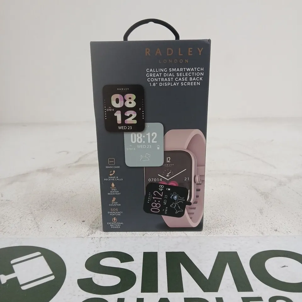 RADLEY LONDON SERIES 32 PINK SMART WATCH IN BOX